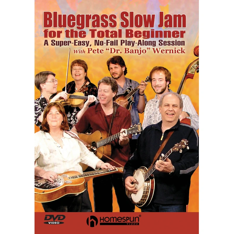 DVD - Bluegrass Slow Jam for the Total Beginner-A Super-Easy, No-Fail Play-Along Session