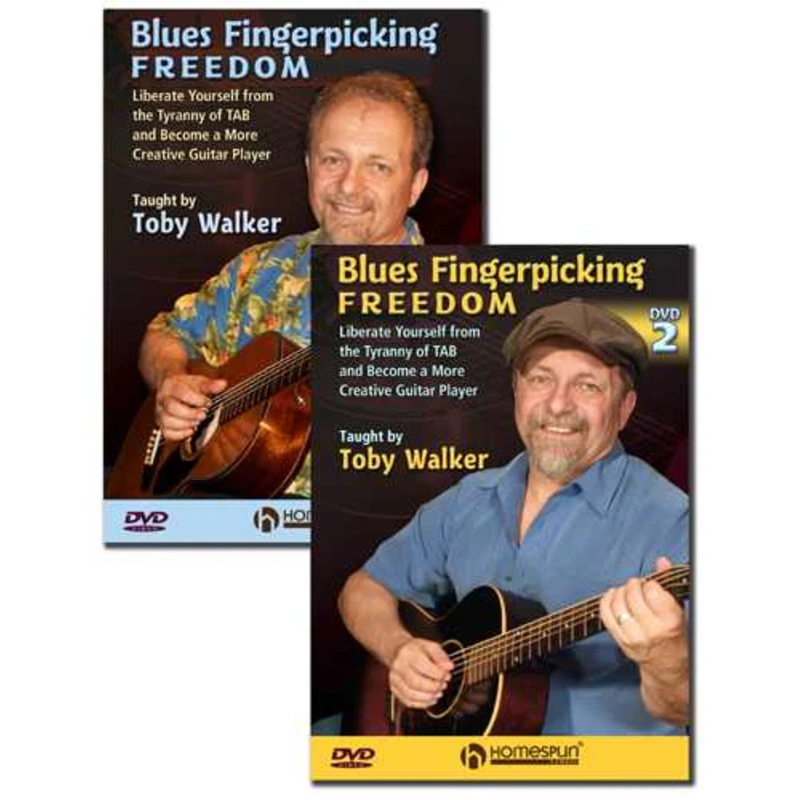 DVD - Blues Fingerpicking Freedom: Two DVD Set - Liberate Yourself From the Tyranny of Tab