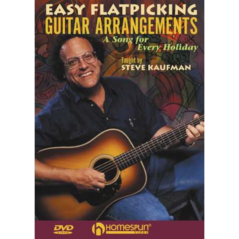 DVD - Easy Flatpicking Guitar Arrangements-A Song for Every Holiday