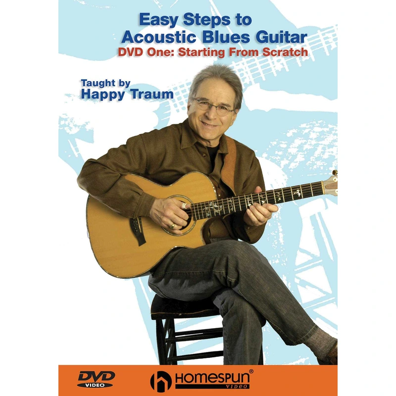 DVD - Easy Steps to Acoustic Blues Guitar: Vol. 1 - Starting From Scratch
