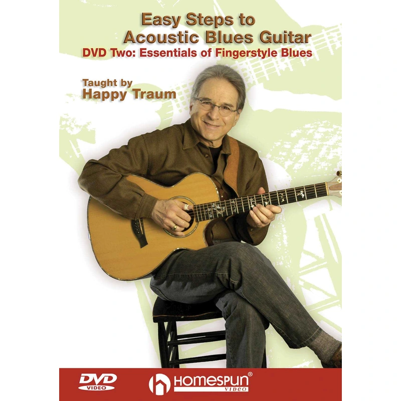 DVD - Easy Steps to Acoustic Blues Guitar: Vol. 2 - Essentials of Fingerstyle Blues