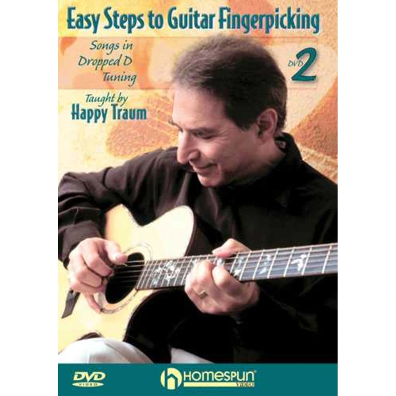 DVD - Easy Steps to Guitar Fingerpicking: Vol. 2 - Songs in Dropped D Tuning