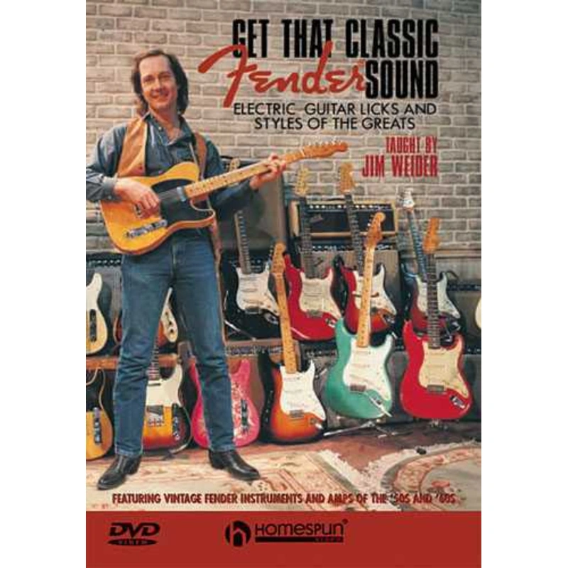 DVD - Get That Classic Fender Sound: Electric Guitar Licks & Styles of the Greats