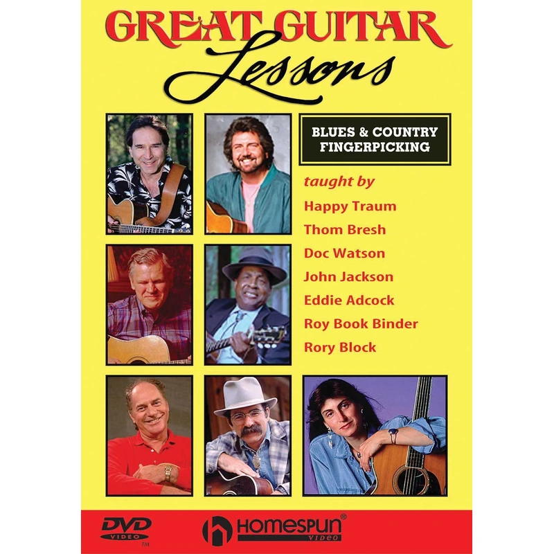 DVD - Great Guitar Lessons: Blues and Country Fingerpicking