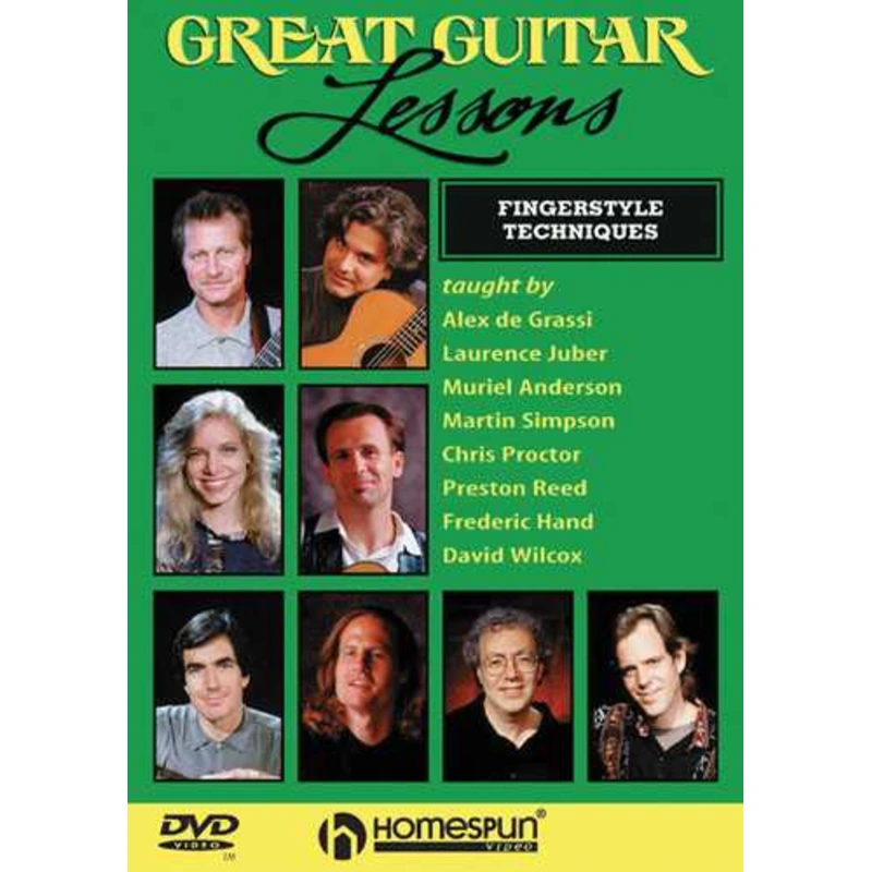 DVD - Great Guitar Lessons: Fingerstyle Techniques