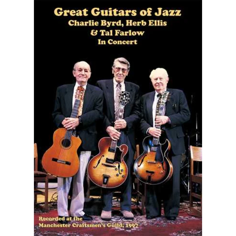 DVD - Great Guitars of Jazz: Charlie Byrd, Tal Farlow & Herb Ellis