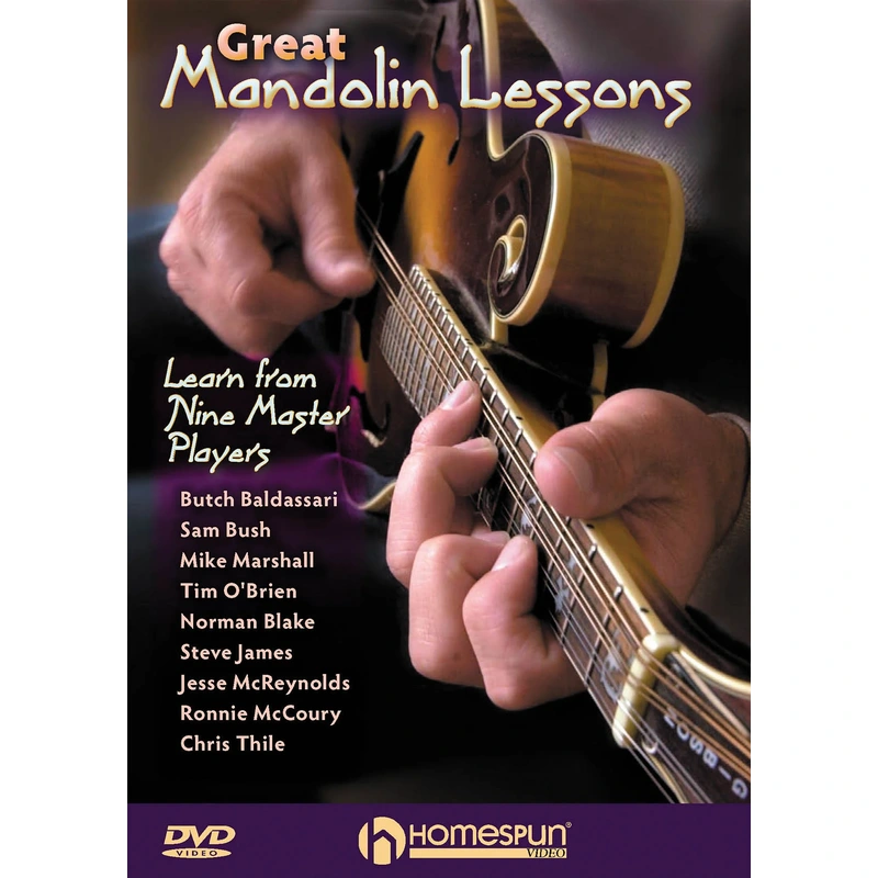 DVD - Great Mandolin Lessons - Learn From Nine Master Players
