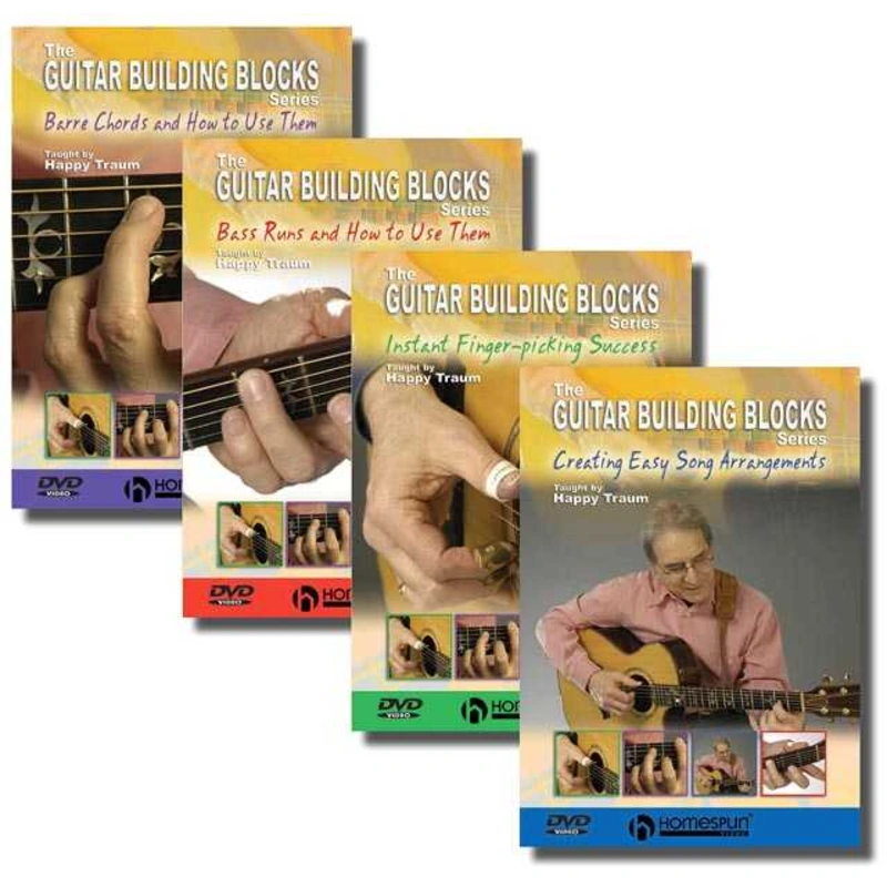 DVD - Happy Traum's Guitar Building Blocks: Four DVD Set
