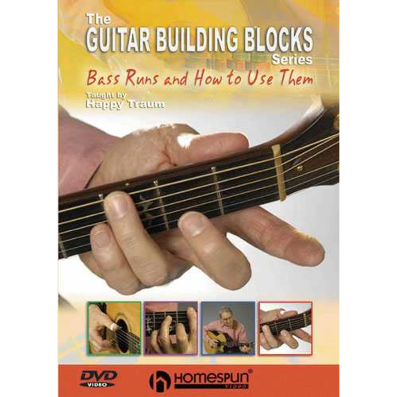 DVD - Happy Traum's Guitar Building Blocks: Vol. 2 - Bass Runs and How to Use Them