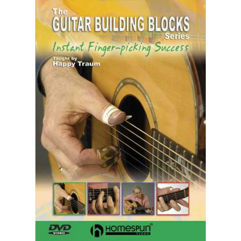 DVD - Happy Traum's Guitar Building Blocks: Vol. 3 - Instant Fingerpicking Success