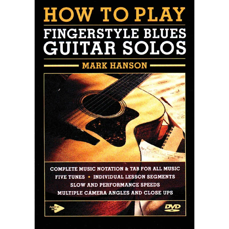 DVD - How to Play Fingerstyle Blues Guitar Solos