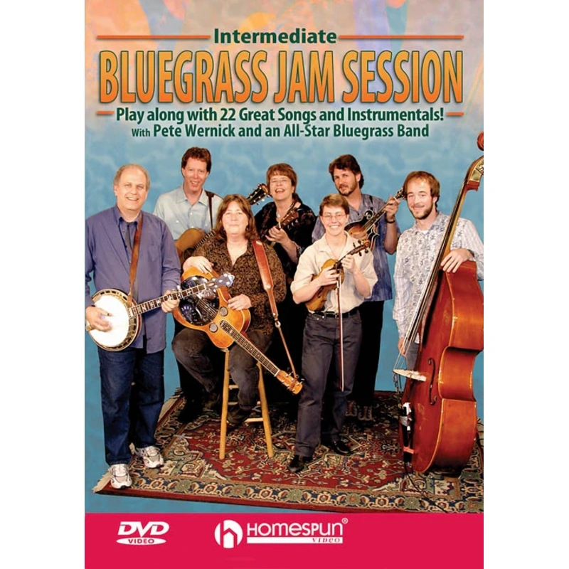 DVD - Intermediate Bluegrass Jamming - Play Along with Pete Wernick and an All-Star Bluegrass Band