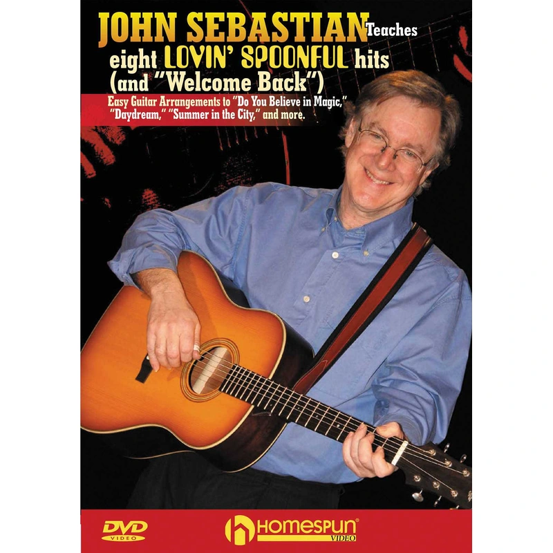 DVD - John Sebastian Teaches Eight Lovin' Spoonful Hits (and "Welcome Back")