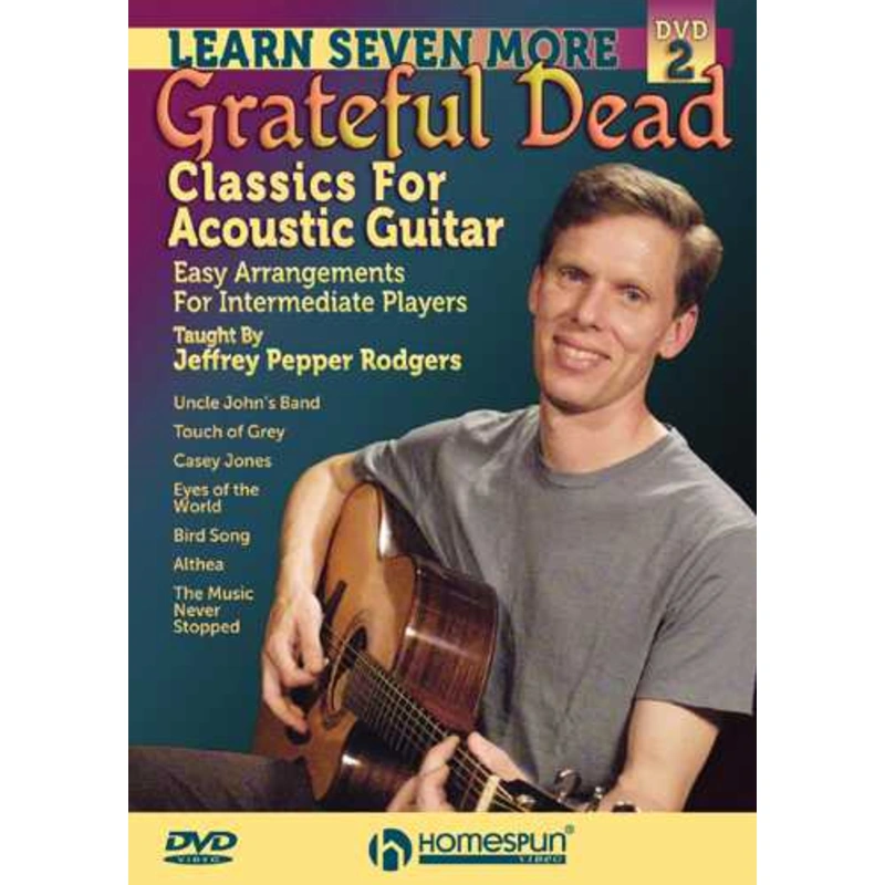 DVD - Learn Seven More Grateful Dead Classics for Acoustic Guitar, DVD 2