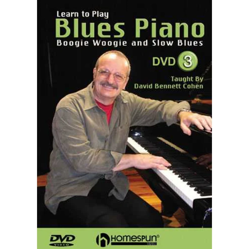 DVD - Learn to Play Blues Piano: Vol. 3 - Boogie Woogie and Slow Blues