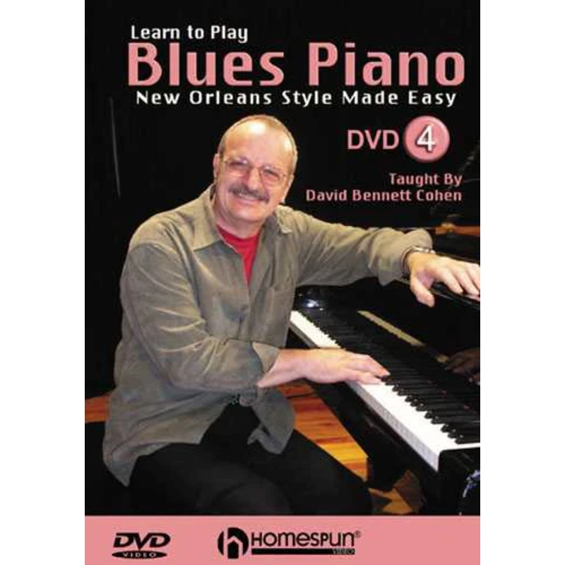 DVD - Learn to Play Blues Piano: Vol. 4 - New Orleans Style Made Easy