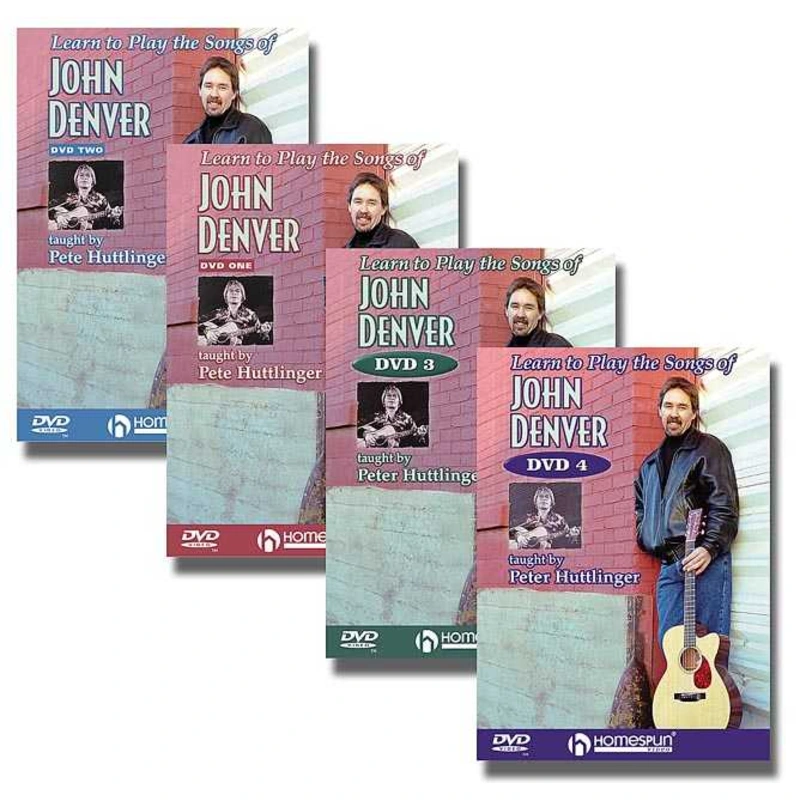 DVD - Learn to Play the Songs of John Denver: Four DVD Set