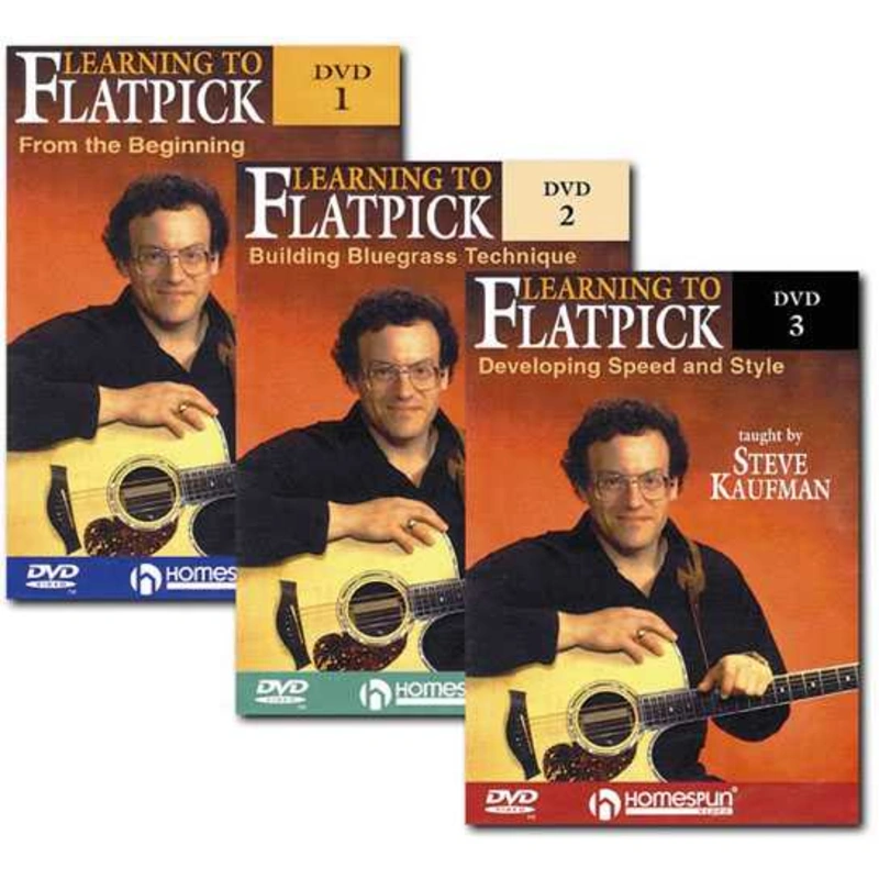 DVD - Learning to Flatpick-A Complete Course, From Bluegrass Basics to Advanced Techniques