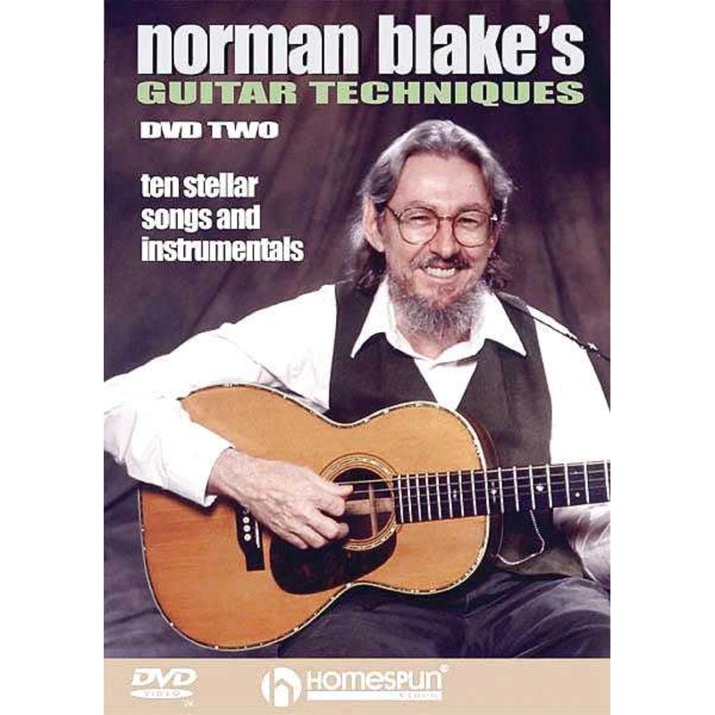 DVD - Norman Blake's Guitar Techniques: Vol. 2 - Ten Stellar Songs and Instrumentals