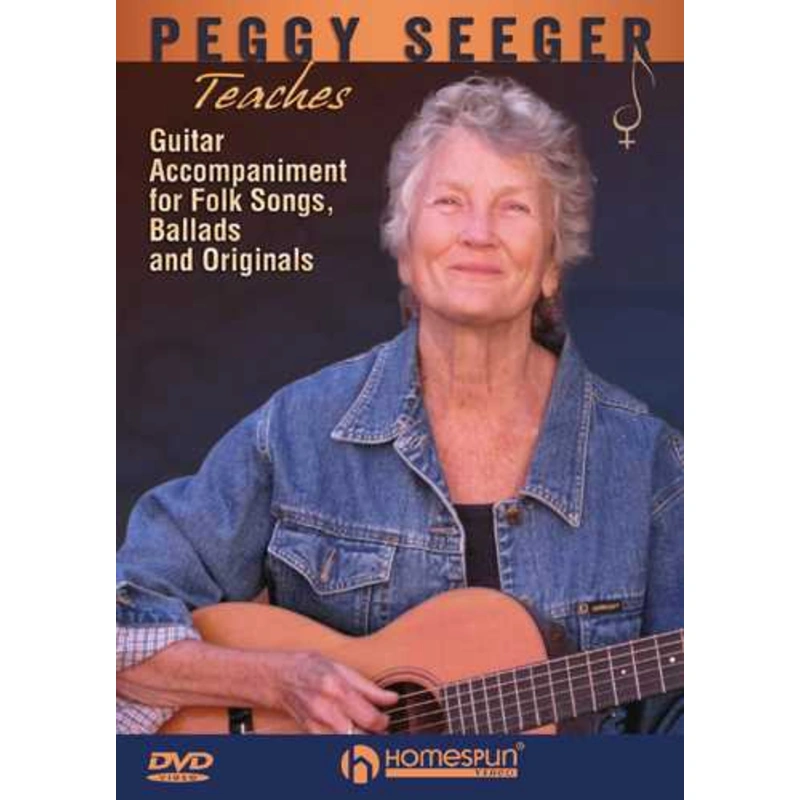 DVD - Peggy Seeger Teaches Guitar Accompaniment for Folk Songs, Ballads, and Originals