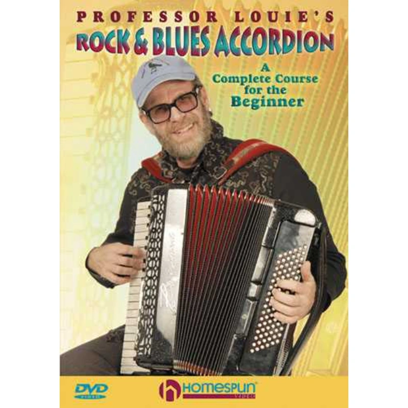 DVD - Professor Louie's Rock & Blues Accordion-A Complete Course for the Beginner