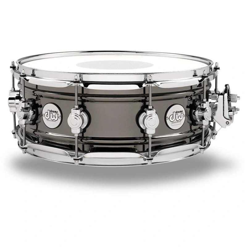 DW Design Series Black Nickel over Brass Snare Drum 14x5.5-Inches