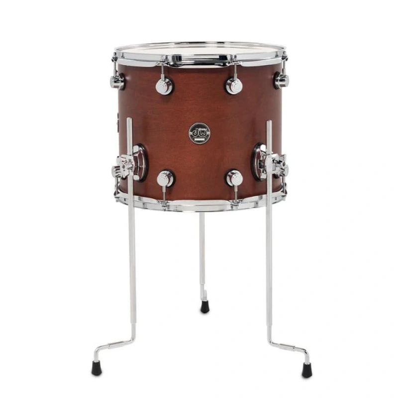 DW DRPS1214LTTB 12" X 14" Performance Series Floor Tom In Tobacco Stain