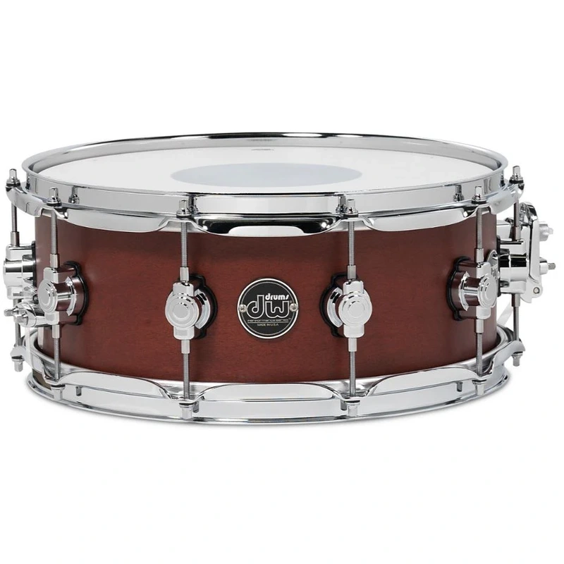 DW DRPS5514SSTB 5.5" X 14" Performance Series Snare Drum In Tobacco Stain