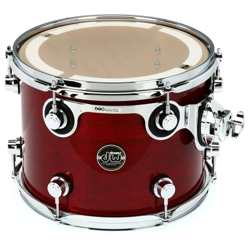 DW Performance Series Mounted Tom - 9 x 12 inch - Cherry Stain Lacquer