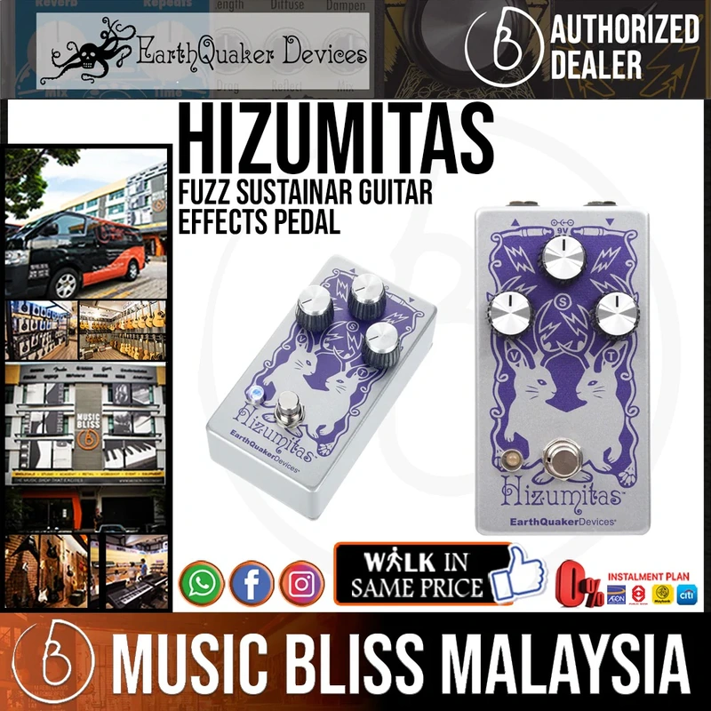 EarthQuaker Devices Hizumitas Fuzz Sustainar Pedal