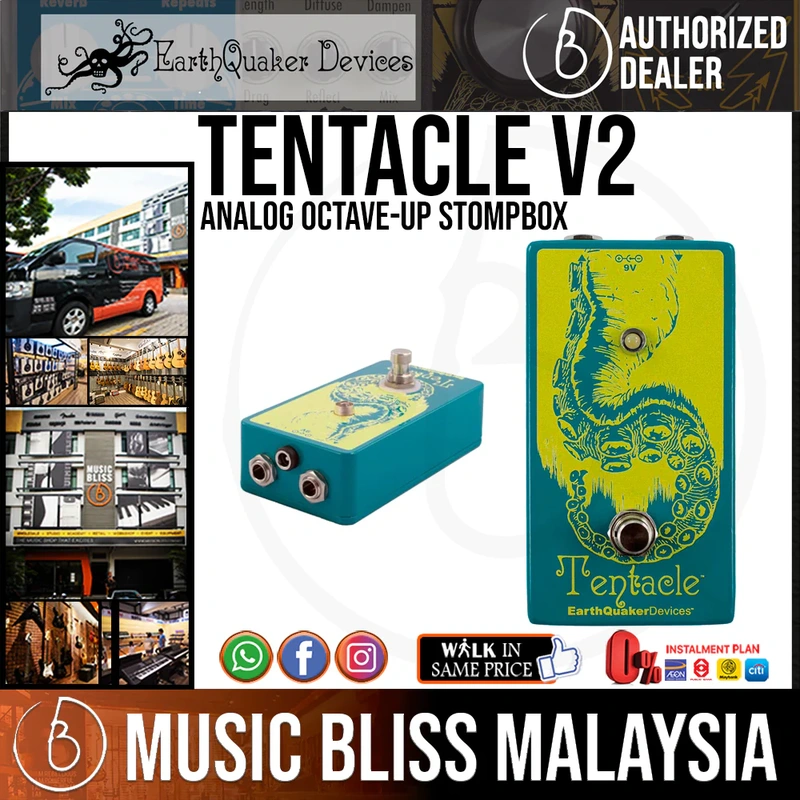 EarthQuaker Devices Tentacle V2 Analog Octave Up Pedal