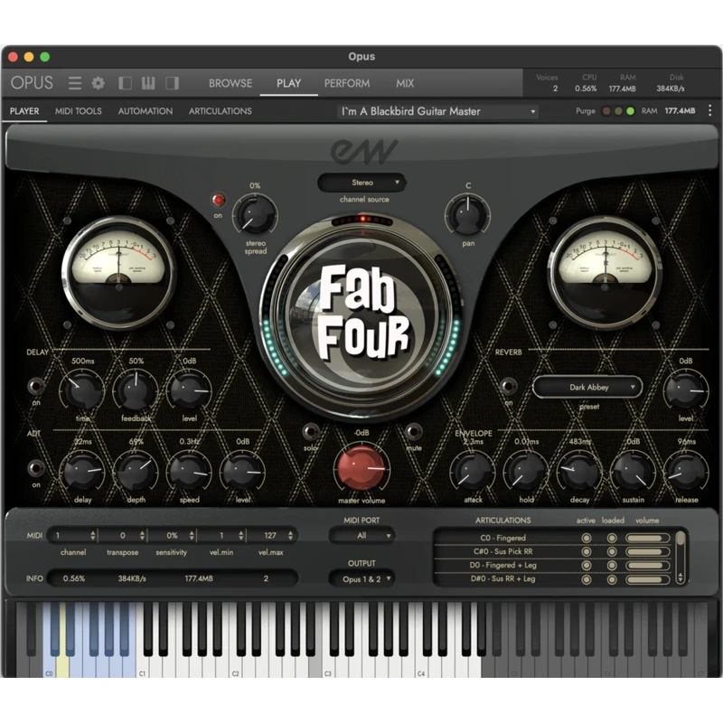 EastWest Fab Four Virtual Instrument Software