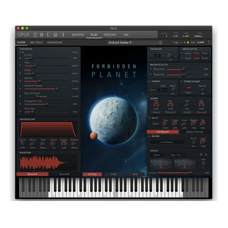 EastWest Forbidden Planet Cinematic Synth Plug-in