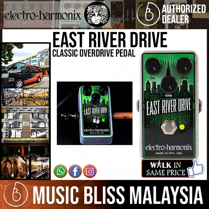 Electro Harmonix East River Drive Classic Overdrive Pedal
