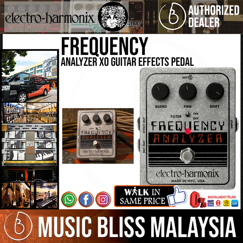Electro Harmonix Frequency Analyzer XO Guitar Effects Pedal