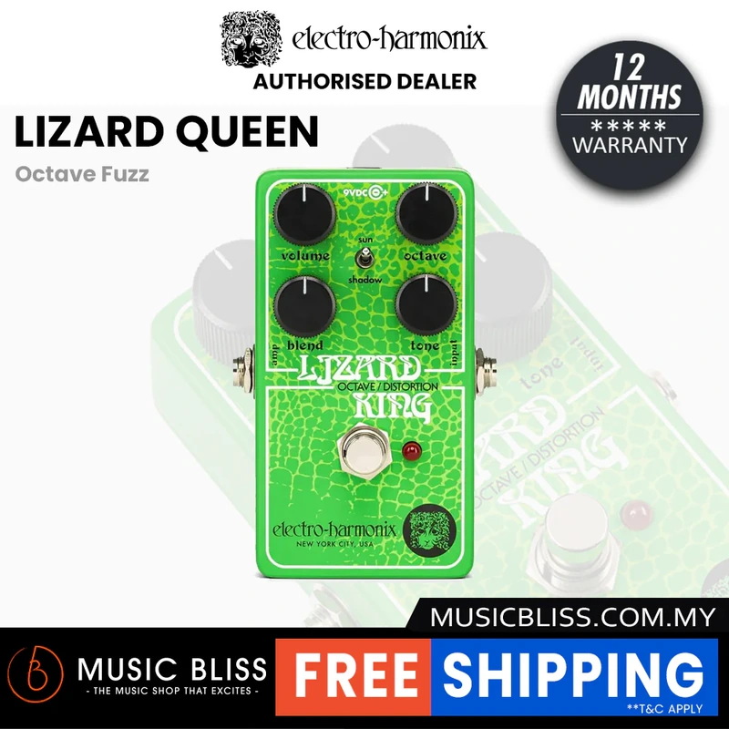 Electro Harmonix Lizard King Octave Fuzz Pedal