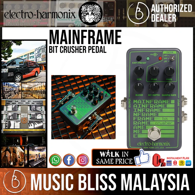 Electro Harmonix Mainframe Bit Crusher Pedal