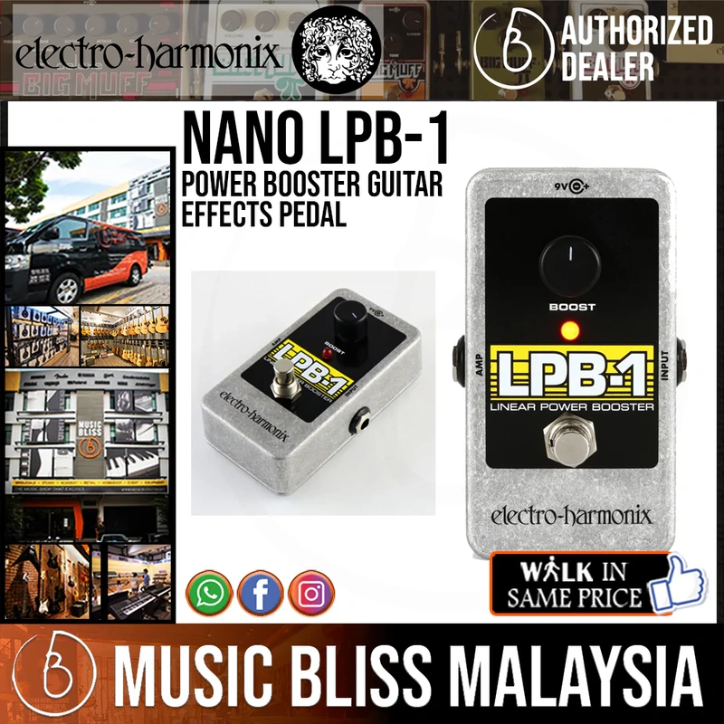 Electro Harmonix Nano LPB-1 Power Booster Guitar Effects Pedal