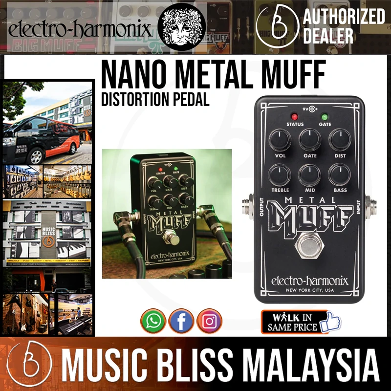 Electro Harmonix Nano Metal Muff Distortion Pedal