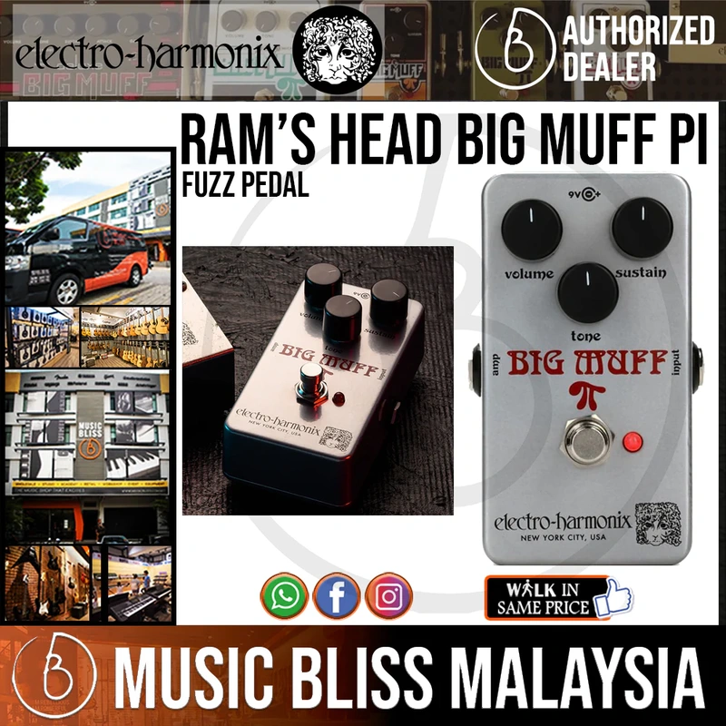 Electro Harmonix Ram's Head Big Muff Pi Fuzz Pedal