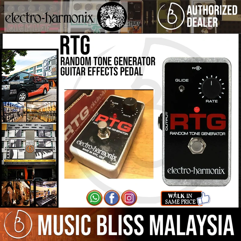 Electro Harmonix RTG Random Tone Generator Guitar Effects Pedal
