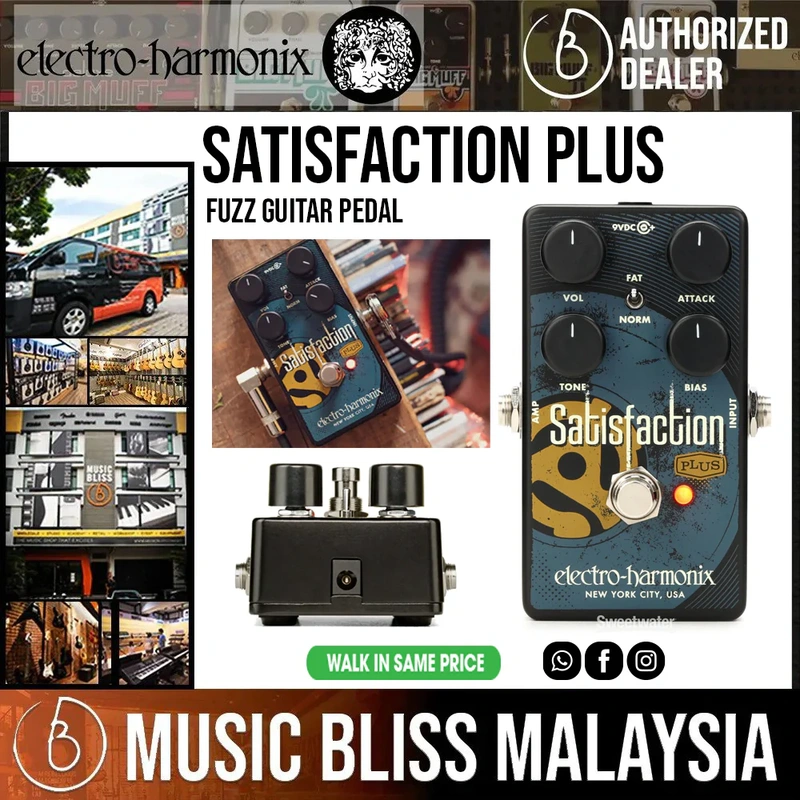 Electro Harmonix Satisfaction Plus Fuzz Pedal