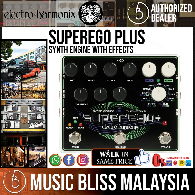 Electro Harmonix Superego Plus Synth Engine with Effects