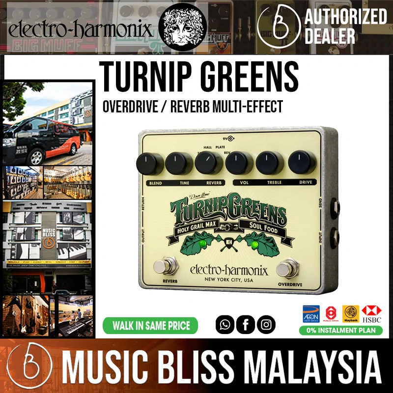 Electro Harmonix Turnip Greens Multi-Effect Pedal