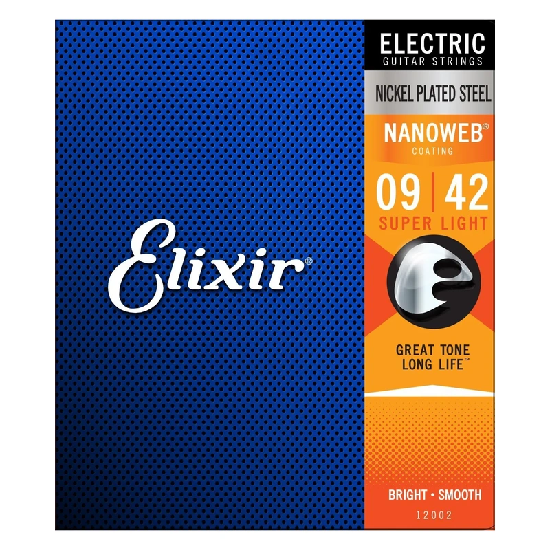 Elixir 12002 Nanoweb Super Light Electric Guitar Strings