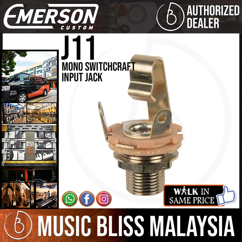 Emerson Mono Switchcraft J11 Input Jack