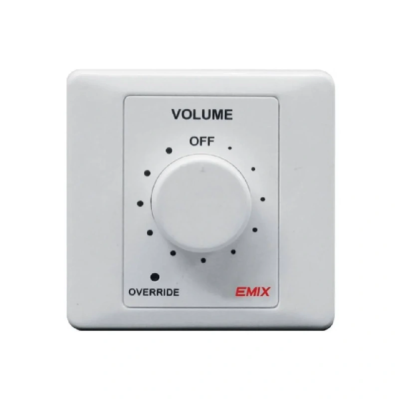 EMIX EMV-6100 100W Volume Control C/W 24V Overriding Relay