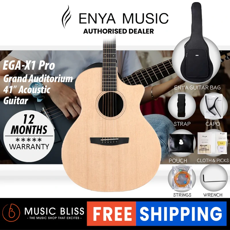 Enya EGA-X1 PRO Acoustic Guitar - Natural