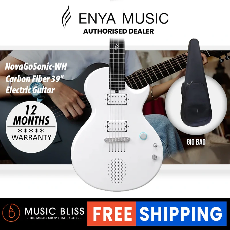 Enya Nova Go Sonic Electric Guitar - White