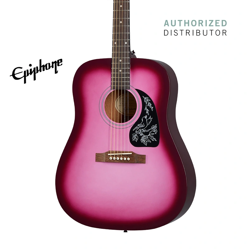 Epiphone Starling Acoustic Guitar - Hot Pink Pearl
